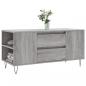 Preview: Couchtisch Grau Sonoma 102x44,5x50 cm Holzwerkstoff