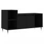 Preview: TV-Schrank Schwarz 100x35x55 cm Holzwerkstoff