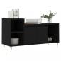 Preview: TV-Schrank Schwarz 100x35x55 cm Holzwerkstoff