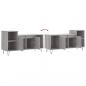 Preview: TV-Schrank Grau Sonoma 100x35x55 cm Holzwerkstoff