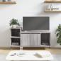 Preview: ARDEBO.de - TV-Schrank Grau Sonoma 100x35x55 cm Holzwerkstoff