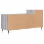 Preview: TV-Schrank Grau Sonoma 100x35x55 cm Holzwerkstoff