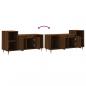 Preview: TV-Schrank Braun Eichen-Optik 100x35x55 cm Holzwerkstoff