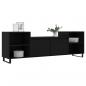 Preview: TV-Schrank Schwarz 160x35x55 cm Holzwerkstoff