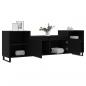 Preview: TV-Schrank Schwarz 160x35x55 cm Holzwerkstoff