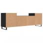 Preview: TV-Schrank Schwarz 160x35x55 cm Holzwerkstoff