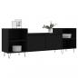 Preview: TV-Schrank Schwarz 160x35x55 cm Holzwerkstoff