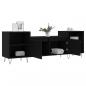 Preview: TV-Schrank Schwarz 160x35x55 cm Holzwerkstoff