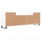 Preview: TV-Schrank Hochglanz-Weiß 160x35x55 cm Holzwerkstoff