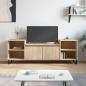 Preview: ARDEBO.de - TV-Schrank Sonoma-Eiche 160x35x55 cm Holzwerkstoff