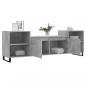 Preview: TV-Schrank Betongrau 160x35x55 cm Holzwerkstoff