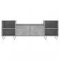 Preview: TV-Schrank Betongrau 160x35x55 cm Holzwerkstoff