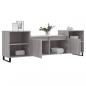 Preview: TV-Schrank Grau Sonoma 160x35x55 cm Holzwerkstoff