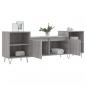 Preview: TV-Schrank Grau Sonoma 160x35x55 cm Holzwerkstoff