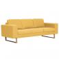 Preview: 3-Sitzer-Sofa Stoff Gelb