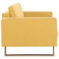 Preview: 3-Sitzer-Sofa Stoff Gelb