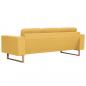 Preview: 3-Sitzer-Sofa Stoff Gelb