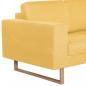 Preview: 3-Sitzer-Sofa Stoff Gelb