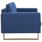 Preview: 3-Sitzer-Sofa Stoff Blau