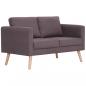 Preview: 2-Sitzer-Sofa Stoff Taupe