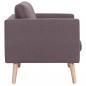 Preview: 2-Sitzer-Sofa Stoff Taupe