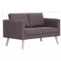 Preview: 2-Sitzer-Sofa Stoff Taupe