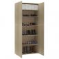 Preview: Schuhschrank Sonoma-Eiche 80x35,5x180 cm Holzwerkstoff