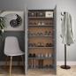 Preview: Schuhschrank Grau Sonoma 80x35,5x180 cm Holzwerkstoff