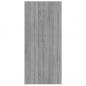 Preview: Schuhschrank Grau Sonoma 80x35,5x180 cm Holzwerkstoff