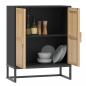 Preview: Sideboard Schwarz 60x30x75 cm Holzwerkstoff