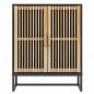 Preview: Sideboard Schwarz 60x30x75 cm Holzwerkstoff