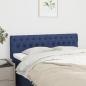 Preview: ARDEBO.de - Kopfteile 2 Stk. Blau 72x7x78/88 cm Stoff