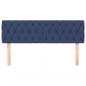 Preview: Kopfteile 2 Stk. Blau 72x7x78/88 cm Stoff