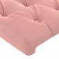 Preview: Kopfteile 2 Stk. Rosa 72x7x78/88 cm Samt