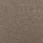 Preview: Bettgestell mit Kopfteil Taupe 180x200 cm Stoff