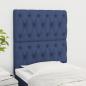 Preview: ARDEBO.de - Kopfteile 2 Stk. Blau 80x7x78/88 cm Stoff