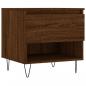 Preview: Couchtisch Braun Eichen-Optik 50x46x50 cm Holzwerkstoff