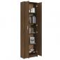 Preview: Garderobenschrank Braun Eiche-Optik 55x25x189 cm Holzwerkstoff