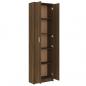 Preview: Garderobenschrank Braun Eiche-Optik 55x25x189 cm Holzwerkstoff