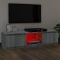 Preview: TV-Schrank mit LED-Leuchten Grau Sonoma 140x40x35,5 cm