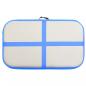 Preview: Aufblasbare Gymnastikmatte mit Pumpe 60x100x15 cm PVC Blau