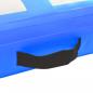 Preview: Aufblasbare Gymnastikmatte mit Pumpe 60x100x15 cm PVC Blau