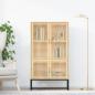 Preview: ARDEBO.de - Highboard 70x35x125 cm Holzwerkstoff