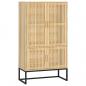 Preview: Highboard 70x35x125 cm Holzwerkstoff