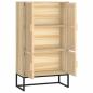 Preview: Highboard 70x35x125 cm Holzwerkstoff