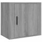 Preview: Wand-Nachttische 2 Stk. Grau Sonoma 50x30x47 cm