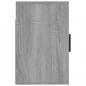 Preview: Wand-Nachttische 2 Stk. Grau Sonoma 50x30x47 cm