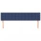 Preview: Kopfteile 2 Stk. Blau 90x5x78/88 cm Stoff