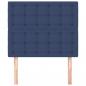 Preview: Kopfteile 2 Stk. Blau 90x5x78/88 cm Stoff