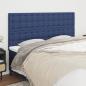 Preview: ARDEBO.de - Kopfteile 4 Stk. Blau 90x5x78/88 cm Stoff